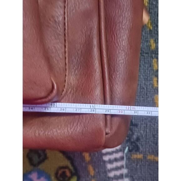 Large leather rucksack backpack Bohemian - Picture 5 of 8